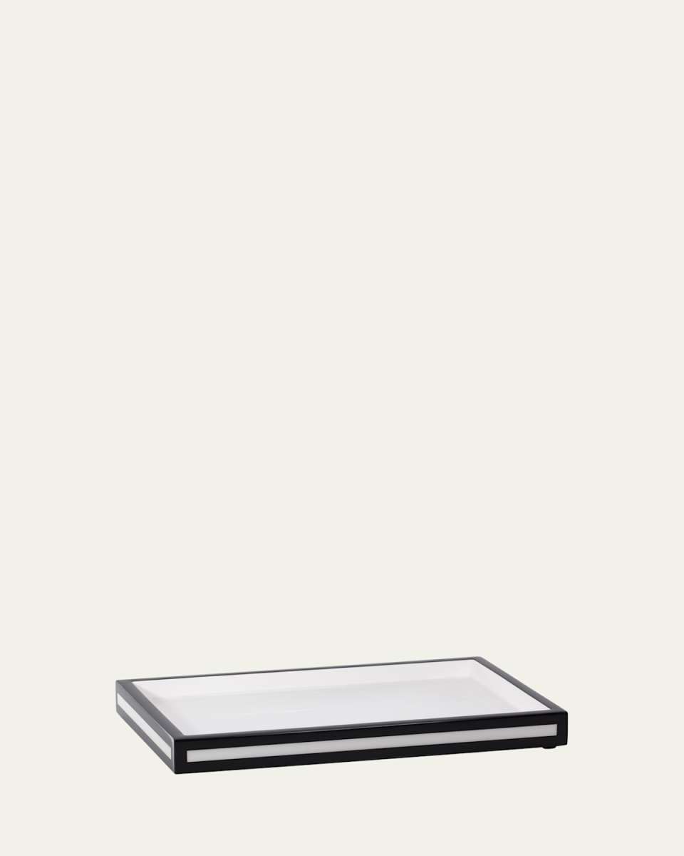 Shoji Lacquered Wood Vanity Tray